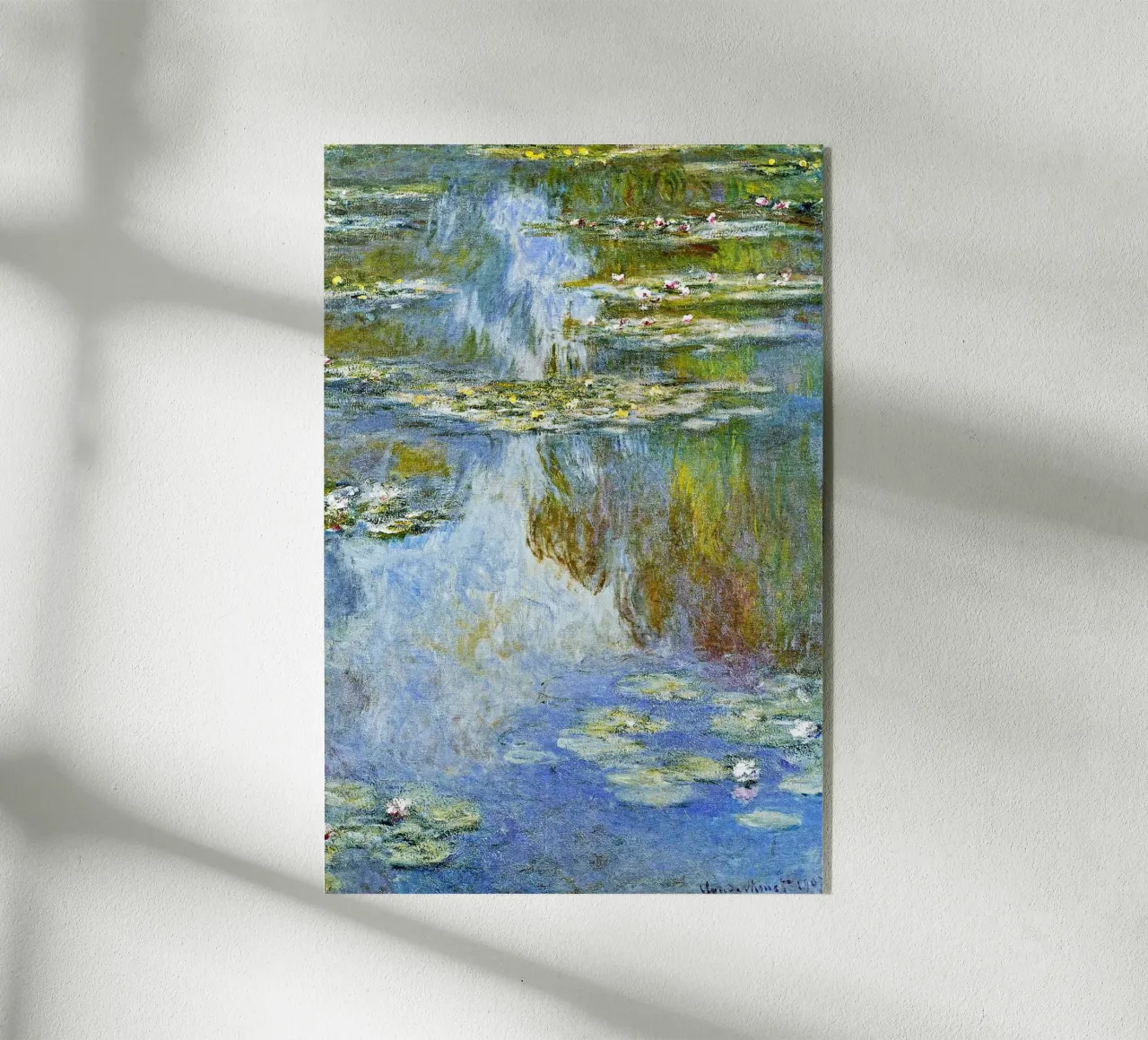 Claude Monet, Ninfee, W.1709 plexiglass da Venus Art
