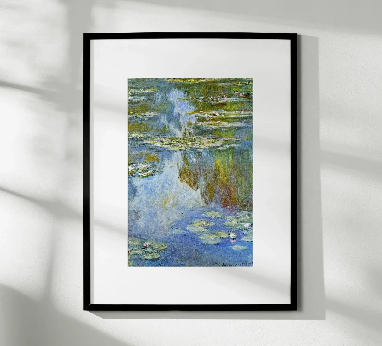 Claude Monet, Ninfee, W.1709 carta hahnemühle da Venus Art