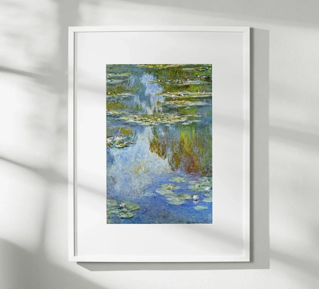 Claude Monet, Ninfee, W.1709 carta hahnemühle da Venus Art