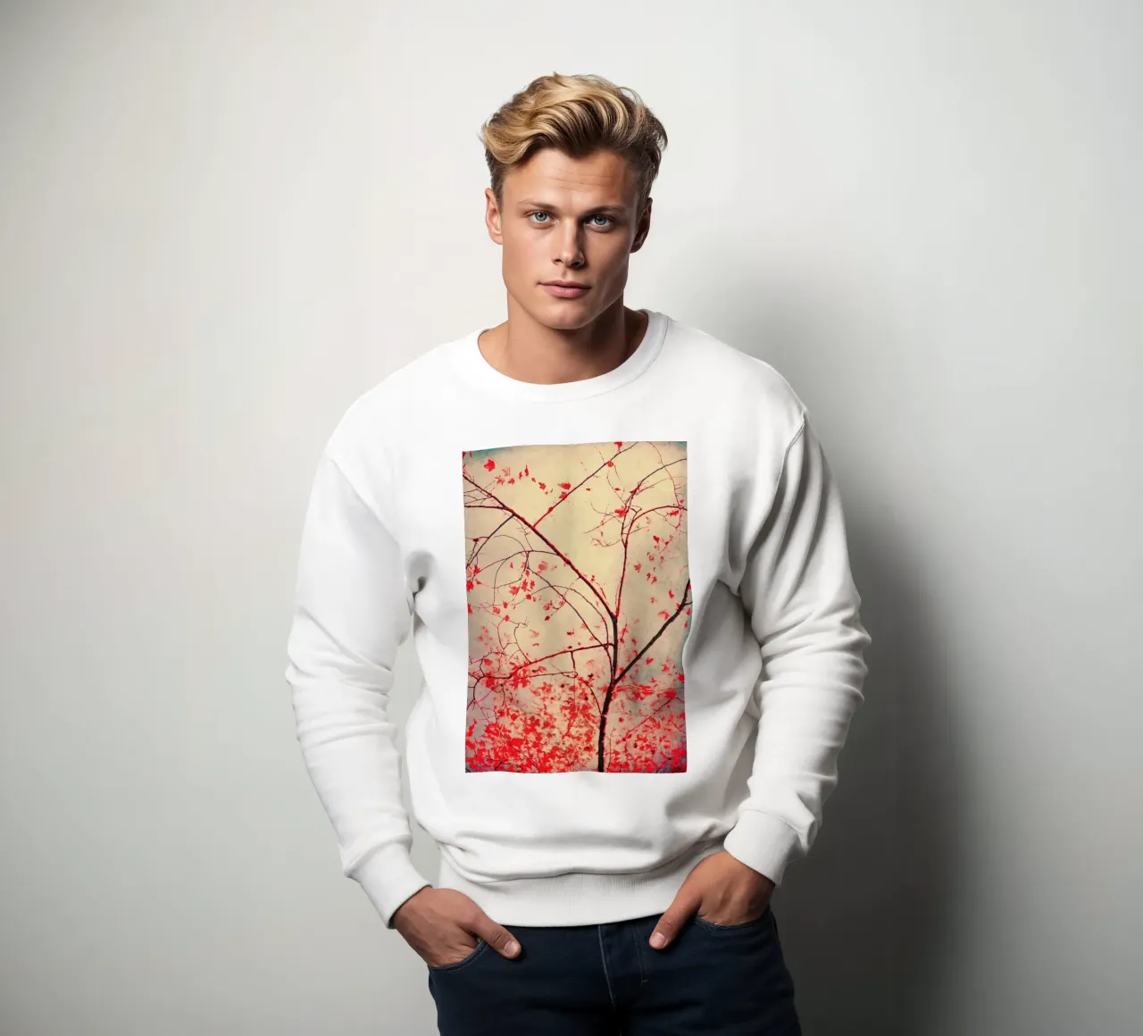 Red October sweatshirt by Ingrid Beddoes
