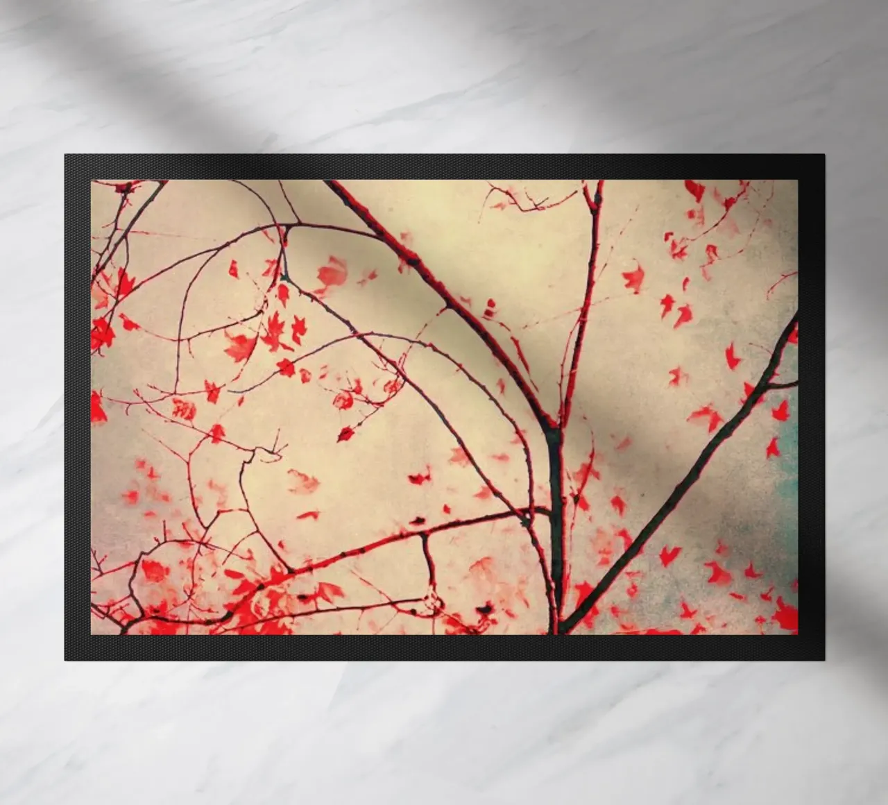 Red October doormat by Ingrid Beddoes