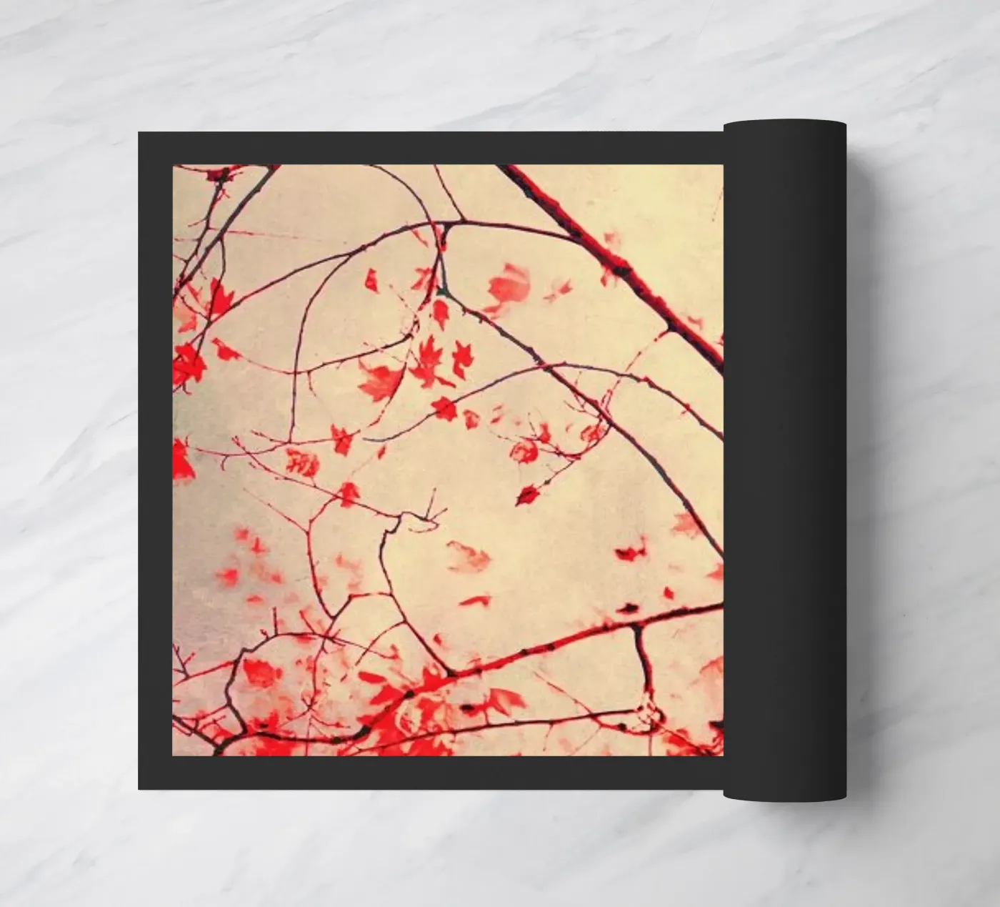 Red October doormat by Ingrid Beddoes