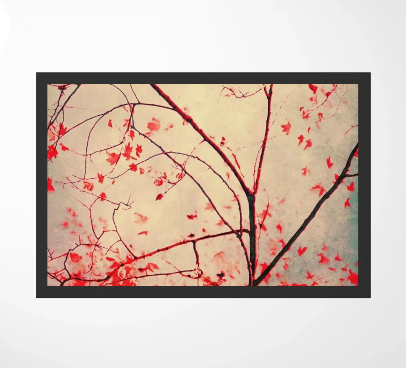 Red October doormat by Ingrid Beddoes