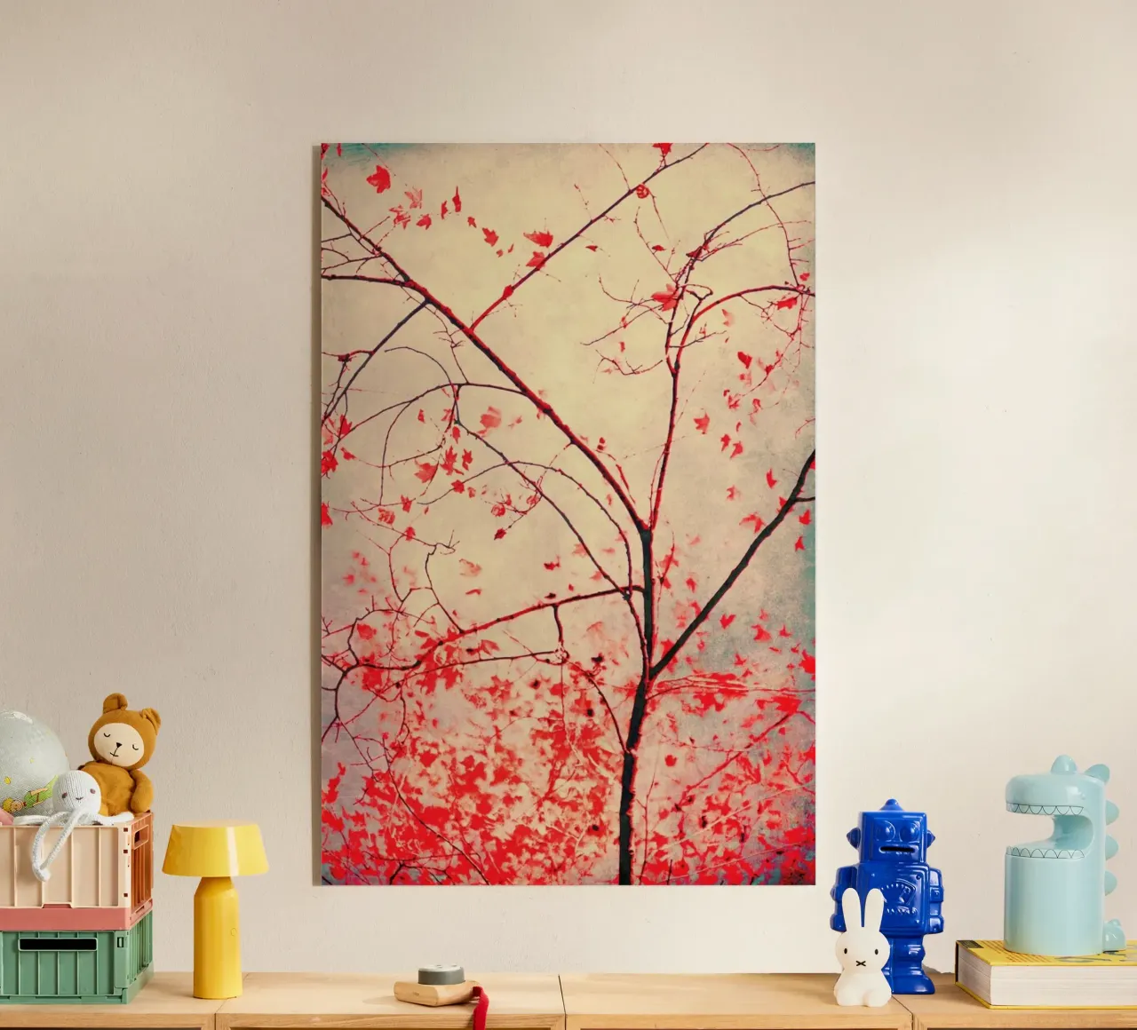 Red October Acryl-Glas von Ingrid Beddoes