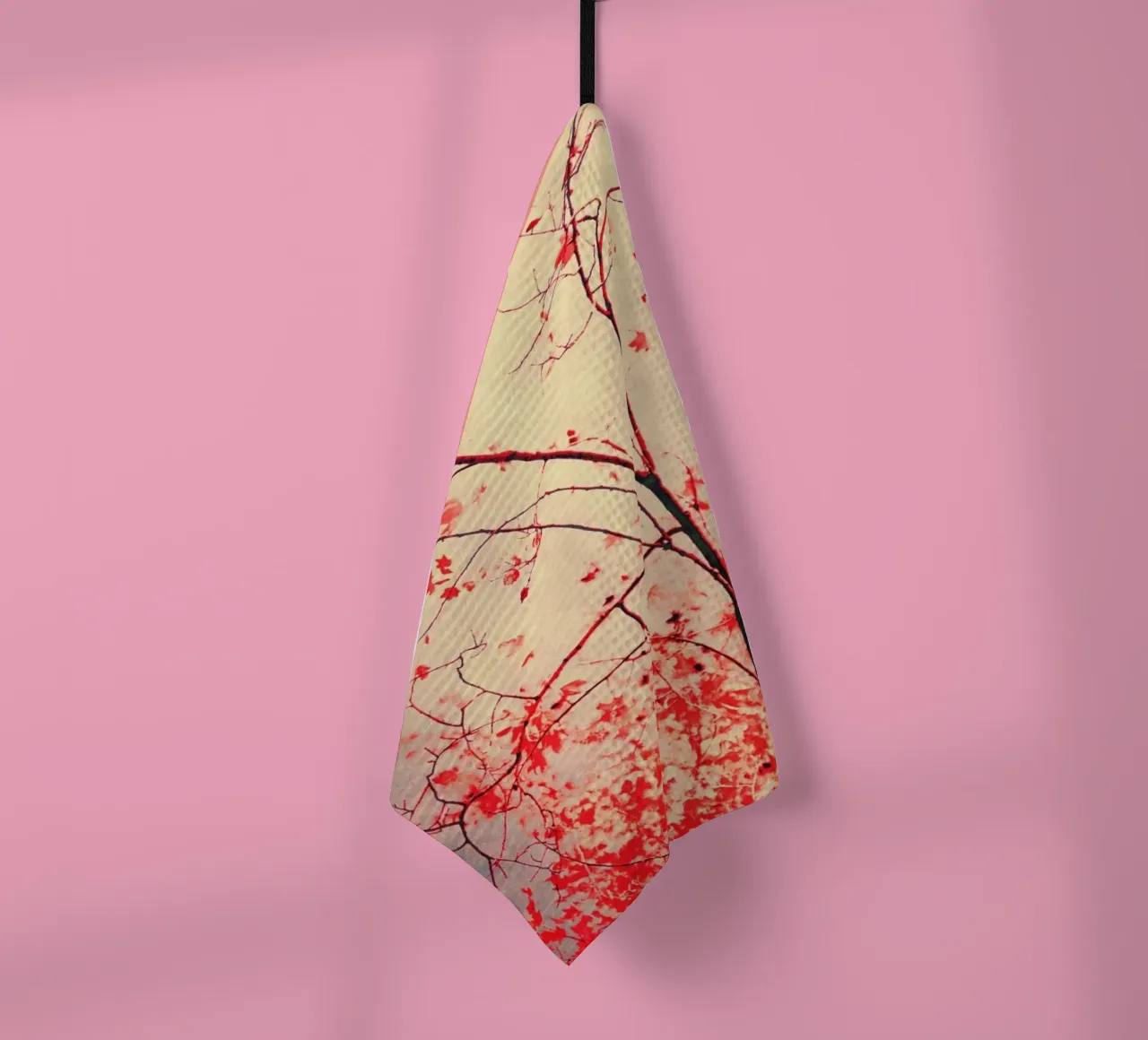 Red October canovaccio da cucina da Ingrid Beddoes