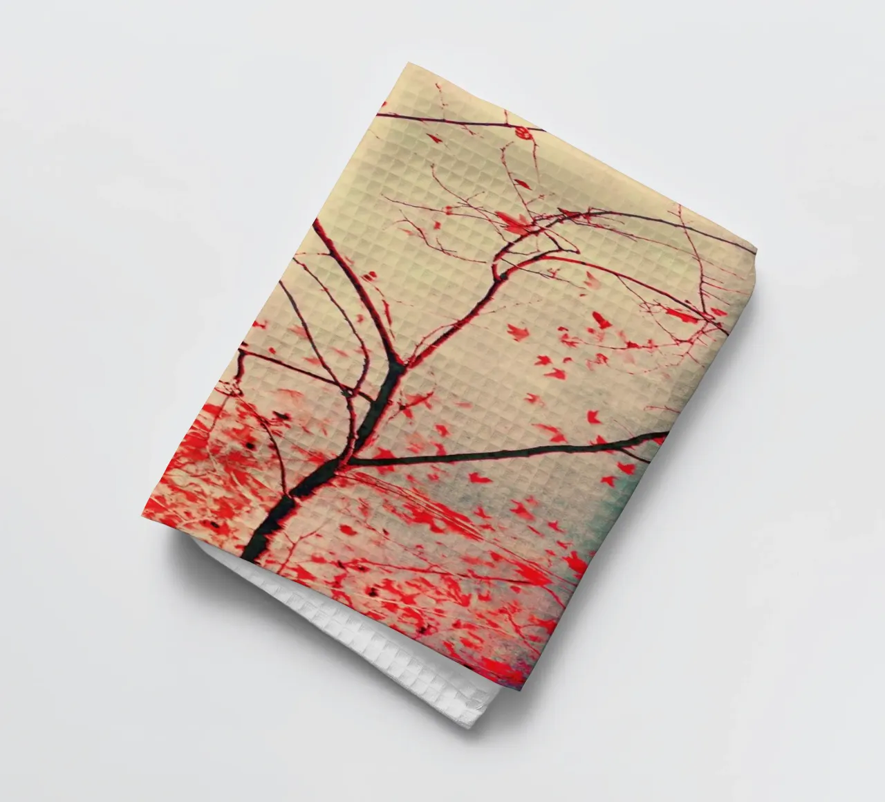 Red October canovaccio da cucina da Ingrid Beddoes