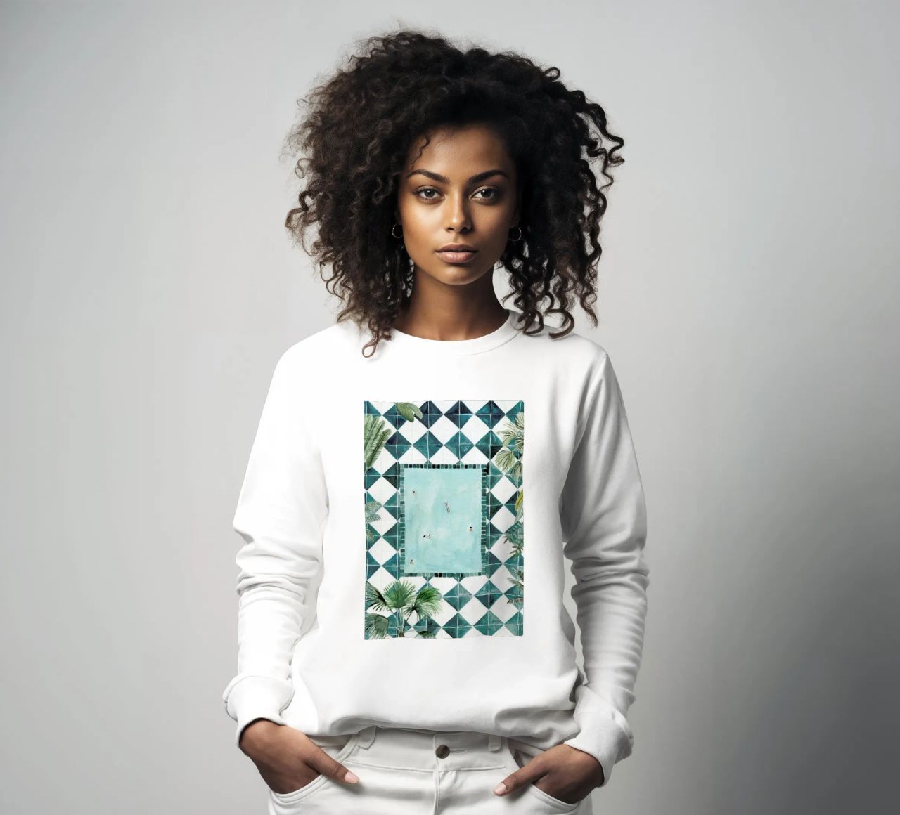 The Swimming Pool sudadera de Isabelle Vandeplassche