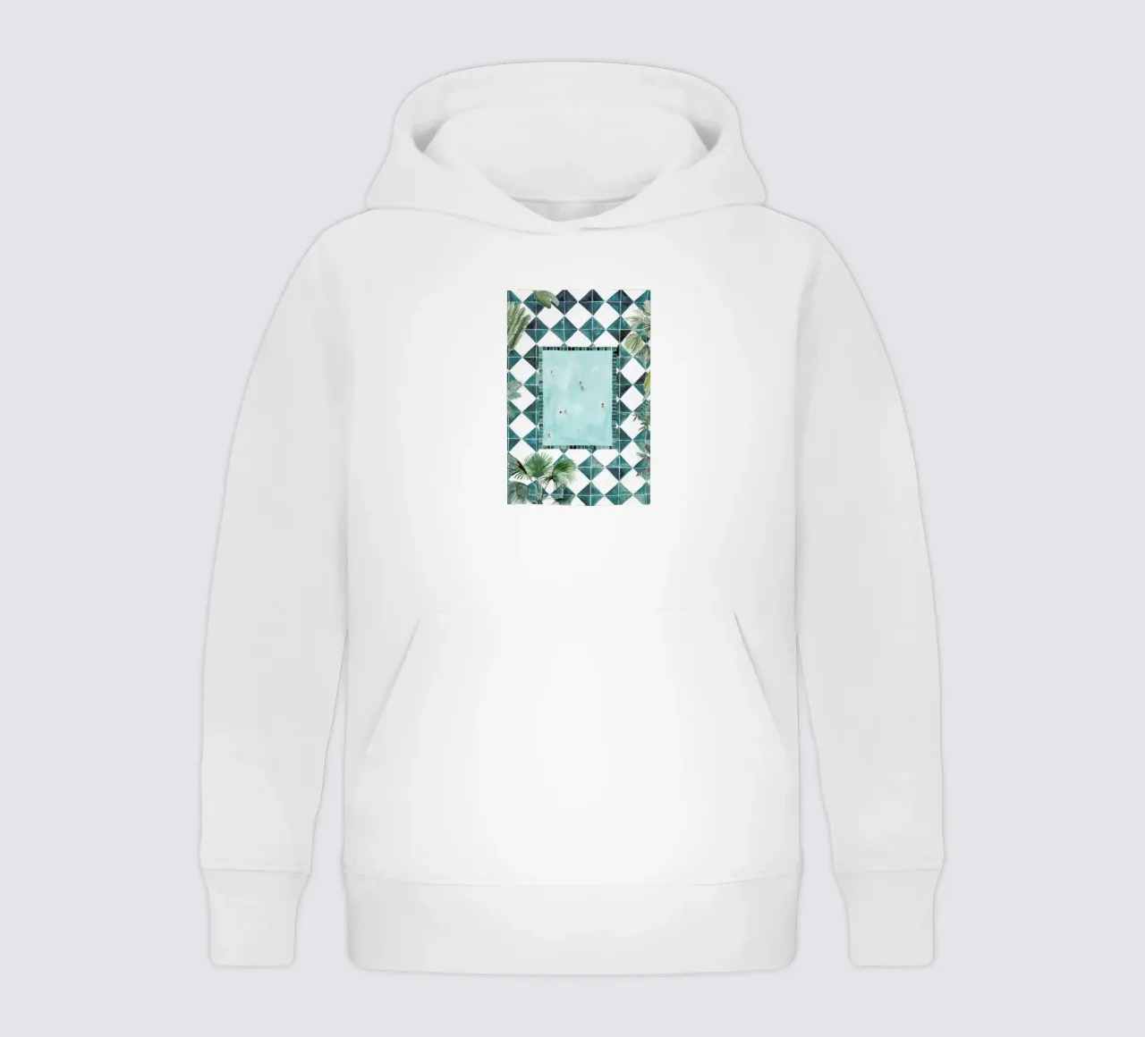 The Swimming Pool Kinder Hoodie von Isabelle Vandeplassche