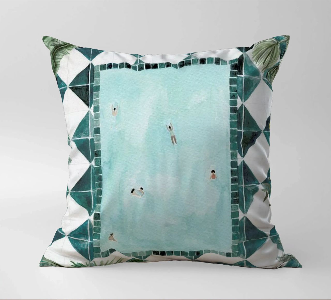 The Swimming Pool coussin de Isabelle Vandeplassche