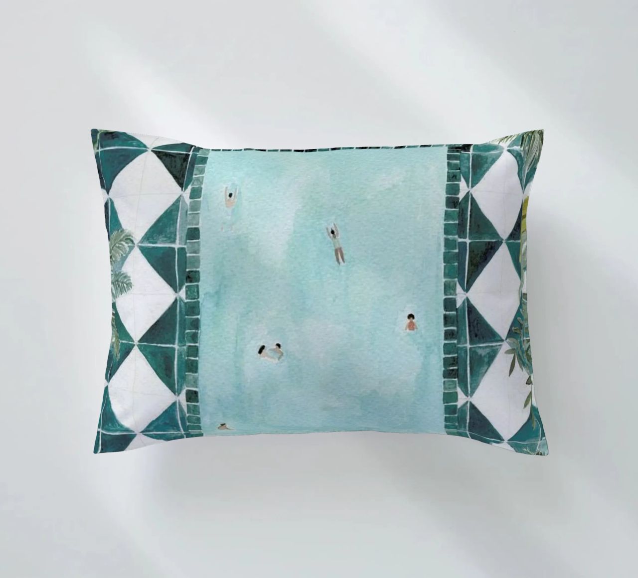 The Swimming Pool coussin de Isabelle Vandeplassche