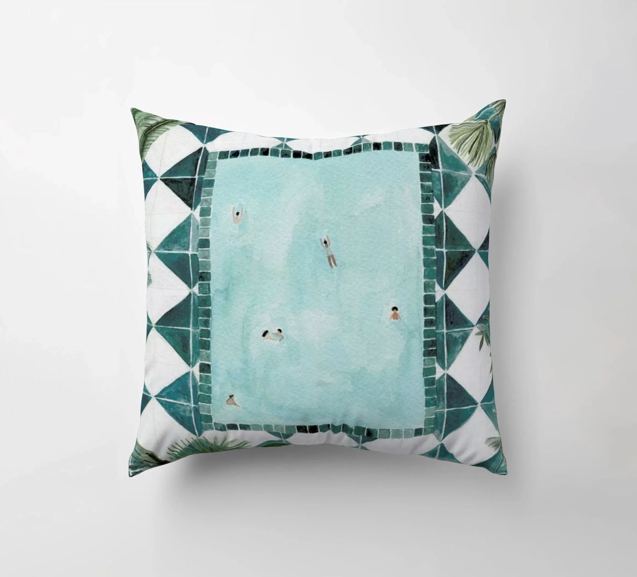The Swimming Pool coussin de Isabelle Vandeplassche