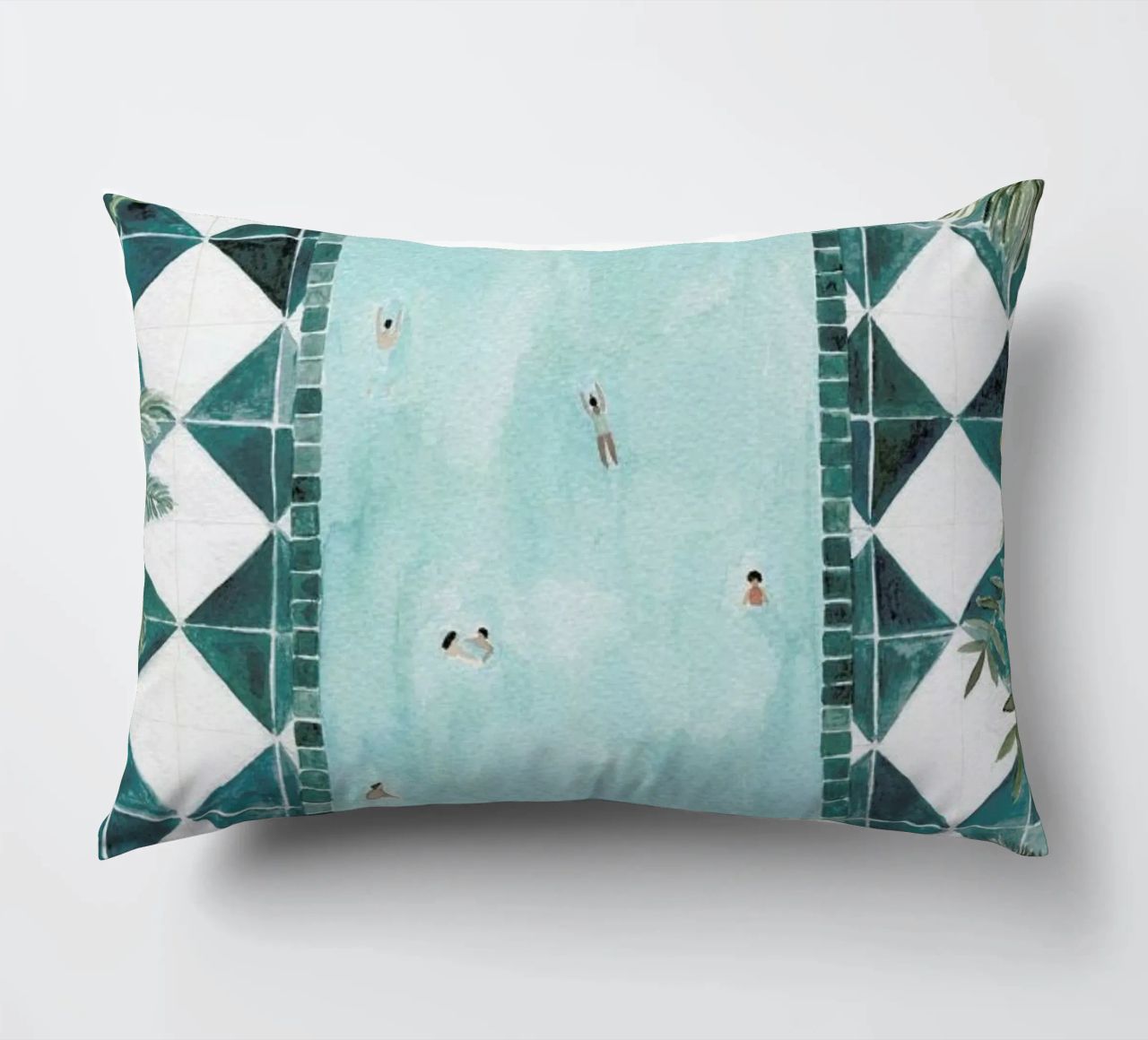 The Swimming Pool coussin de Isabelle Vandeplassche