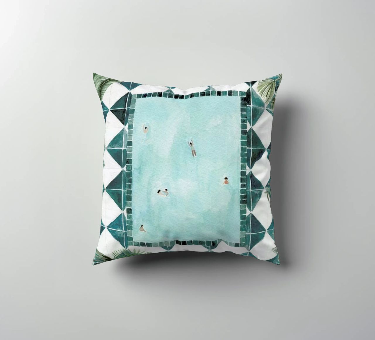 The Swimming Pool coussin de Isabelle Vandeplassche