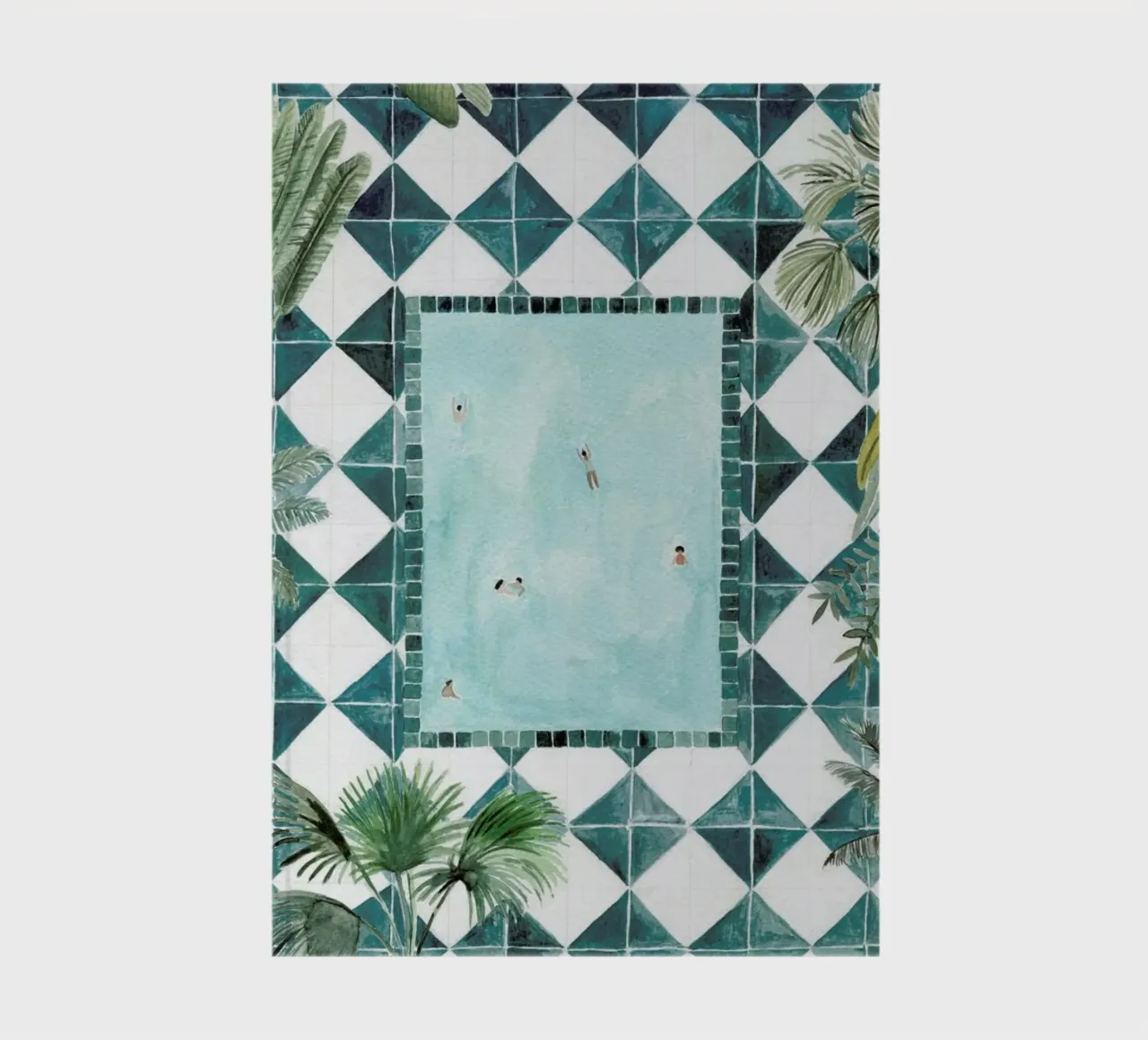 The Swimming Pool Notizbuch von Isabelle Vandeplassche