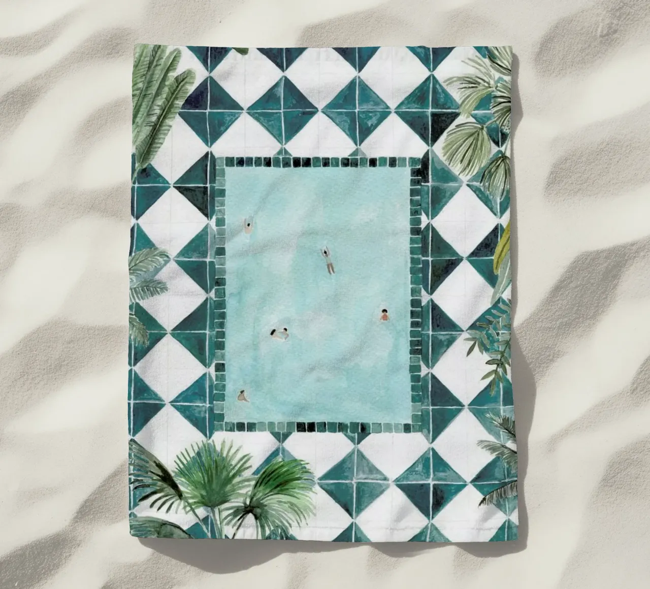 The Swimming Pool telo mare da Isabelle Vandeplassche