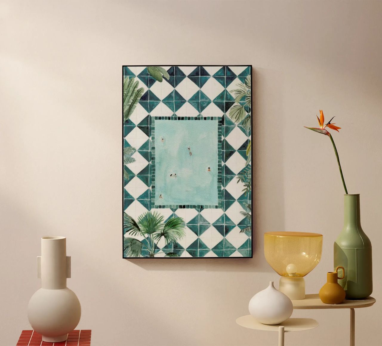 The Swimming Pool Acryl-Glas von Isabelle Vandeplassche