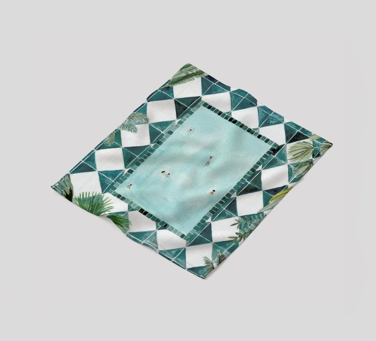 The Swimming Pool coperta in pile da Isabelle Vandeplassche