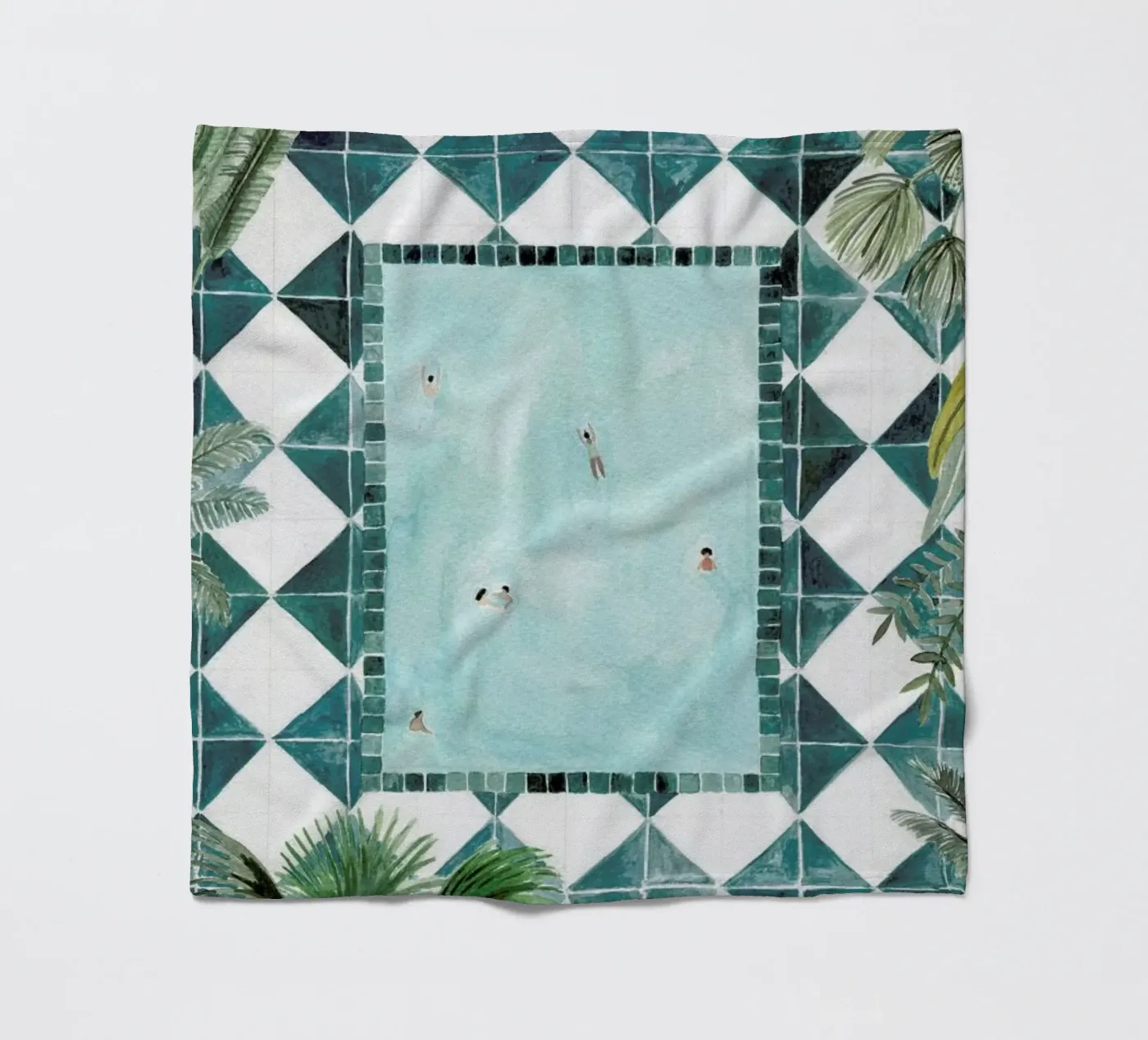 The Swimming Pool fleecedeken van Isabelle Vandeplassche