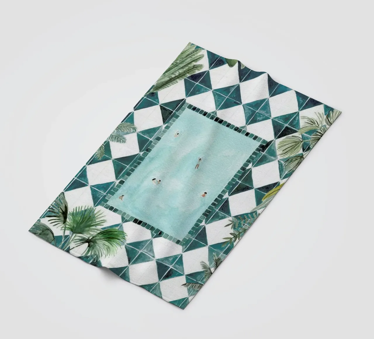 The Swimming Pool coperta in pile da Isabelle Vandeplassche
