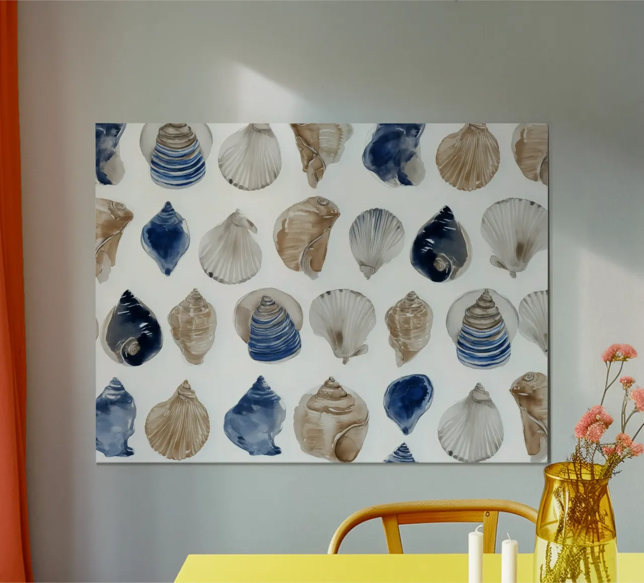 Coastal Shell Medley hahnemühle by Matthias Keller Studio