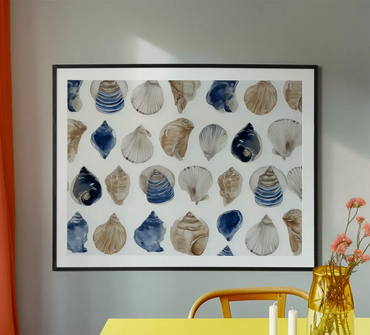 Coastal Shell Medley hahnemühle by Matthias Keller Studio