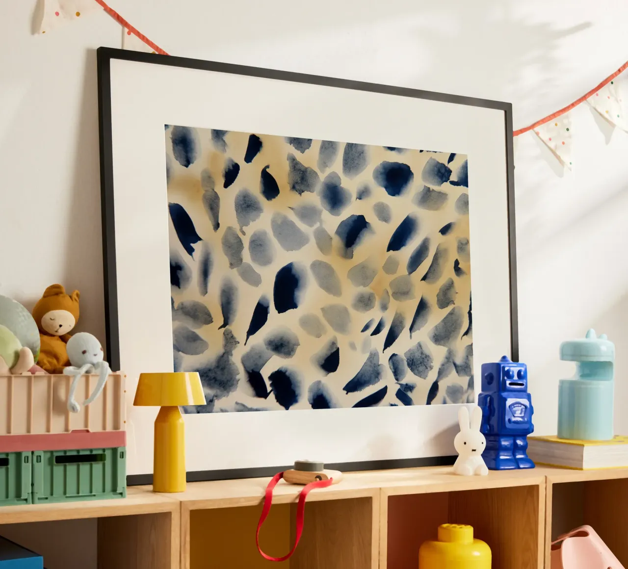 Deriva indaco poster da Matthias Keller Studio