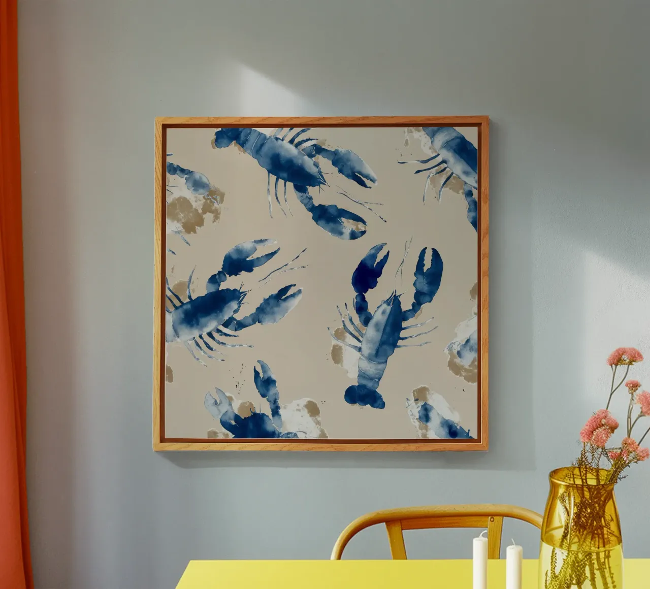 Aragoste indaco plexiglass da Matthias Keller Studio