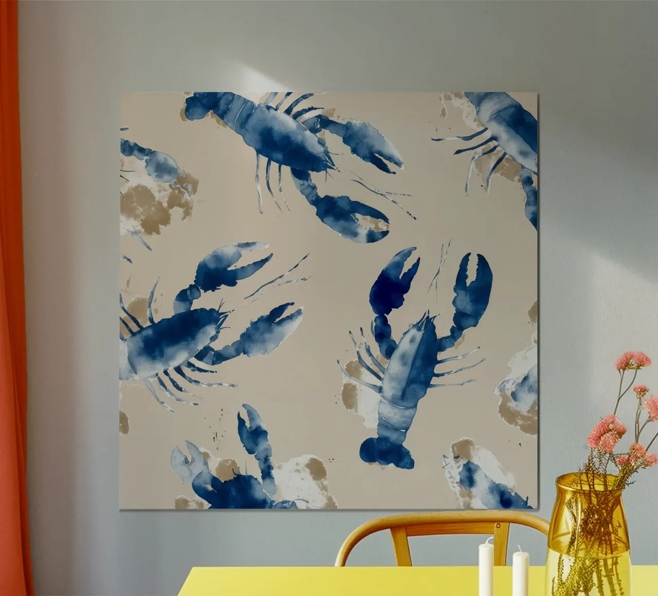 Aragoste indaco poster da Matthias Keller Studio