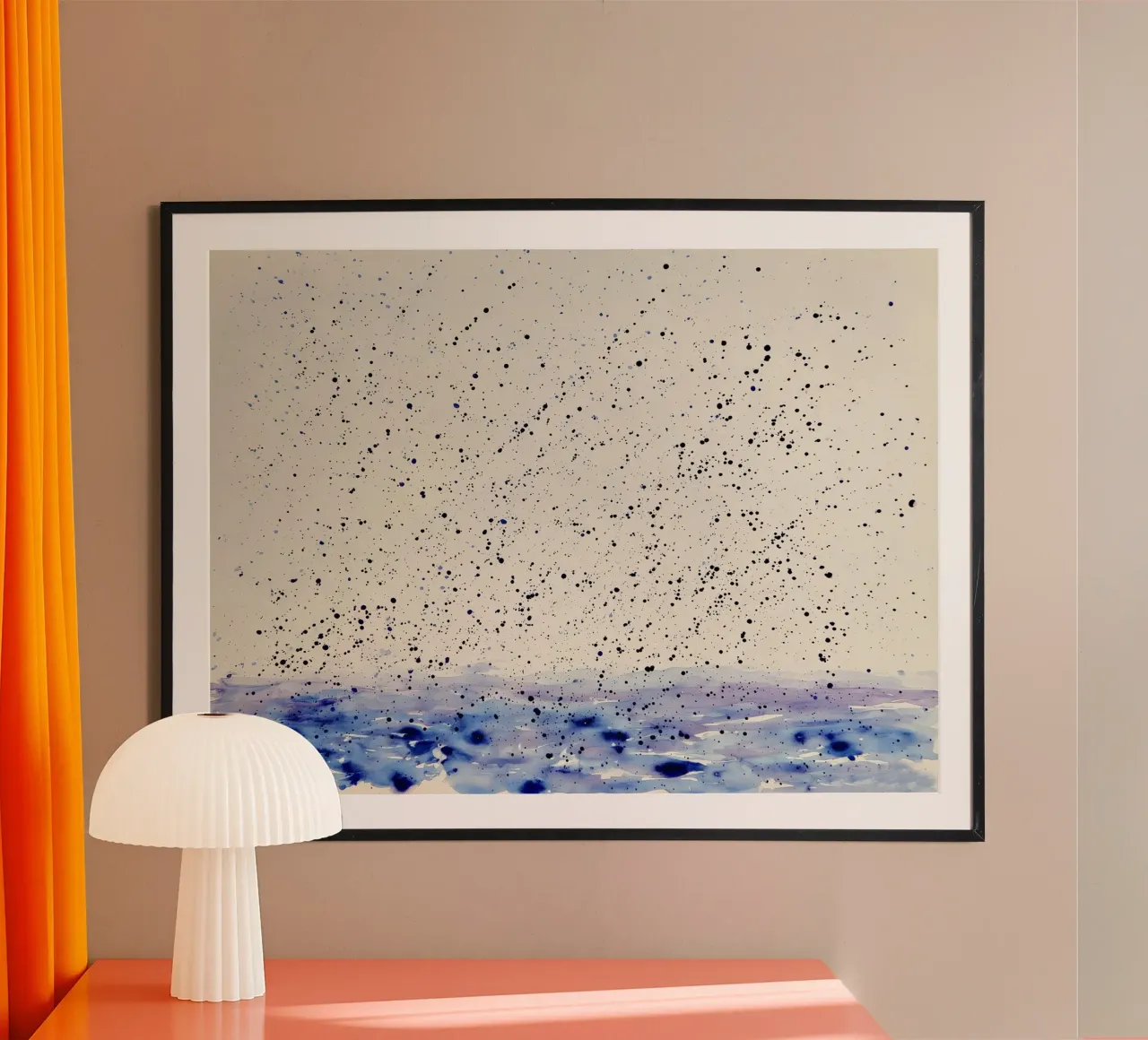 Pioggia indaco poster da Matthias Keller Studio