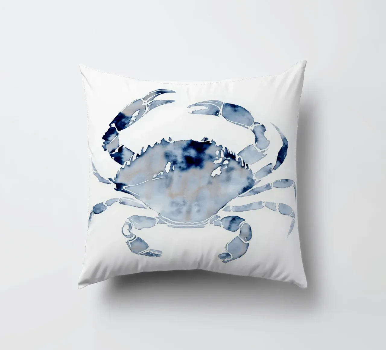 Granchio di mare indaco cuscino da Matthias Keller Studio