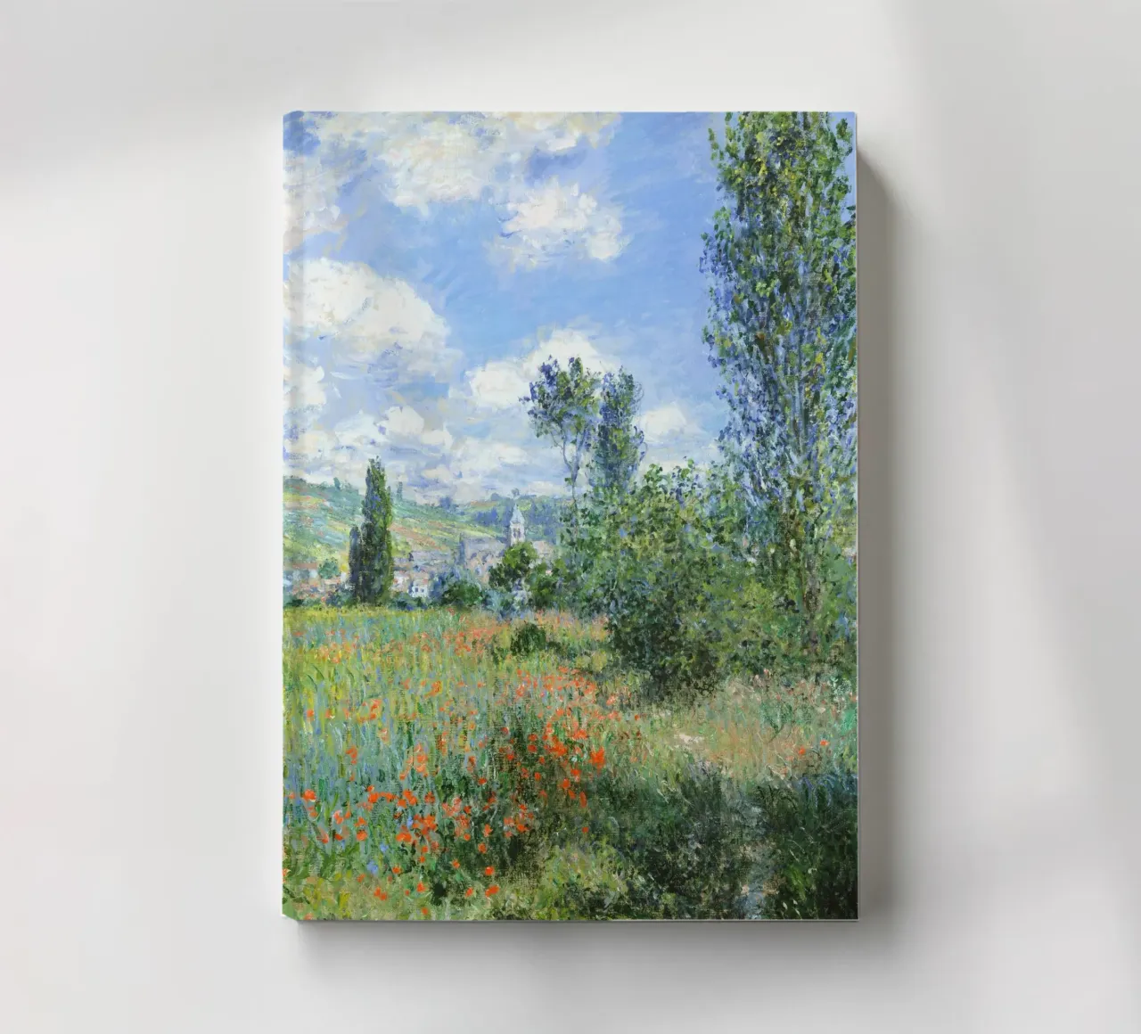 Claude Monet - Vue de Vétheuil, 1880 | carnet de notes de Venus Art