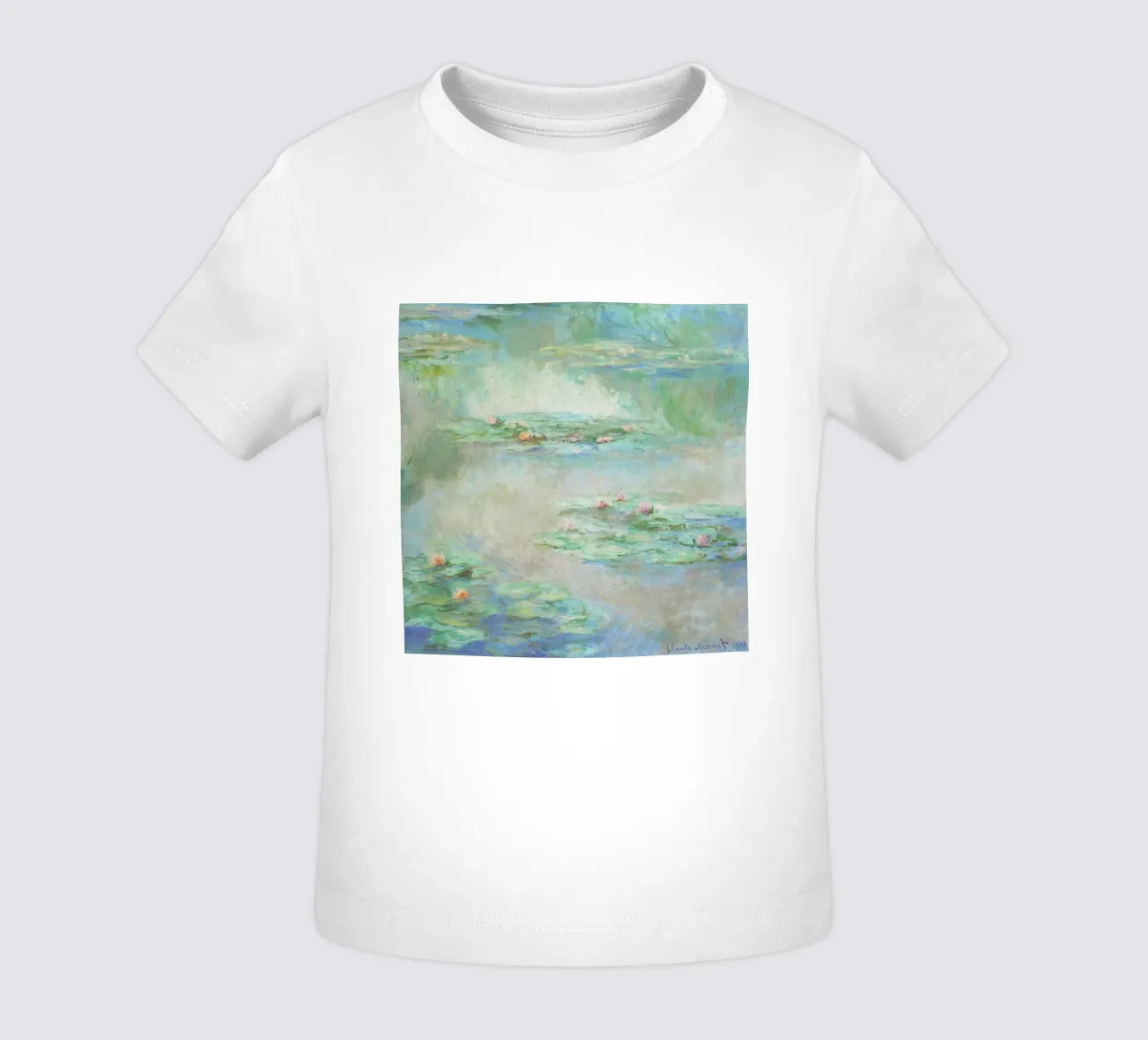 Le ninfee di Claude Monet (Nymphéas) maglietta neonato da Monet Art Prints