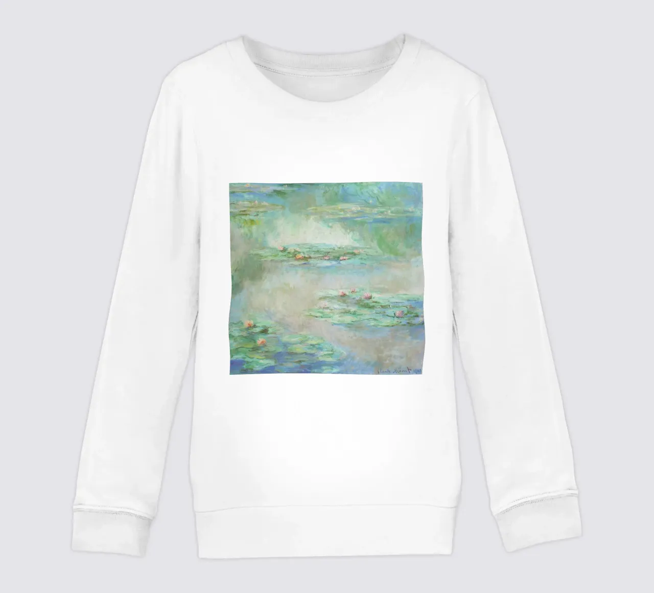 Le ninfee di Claude Monet (Nymphéas) felpa bambino da Monet Art Prints