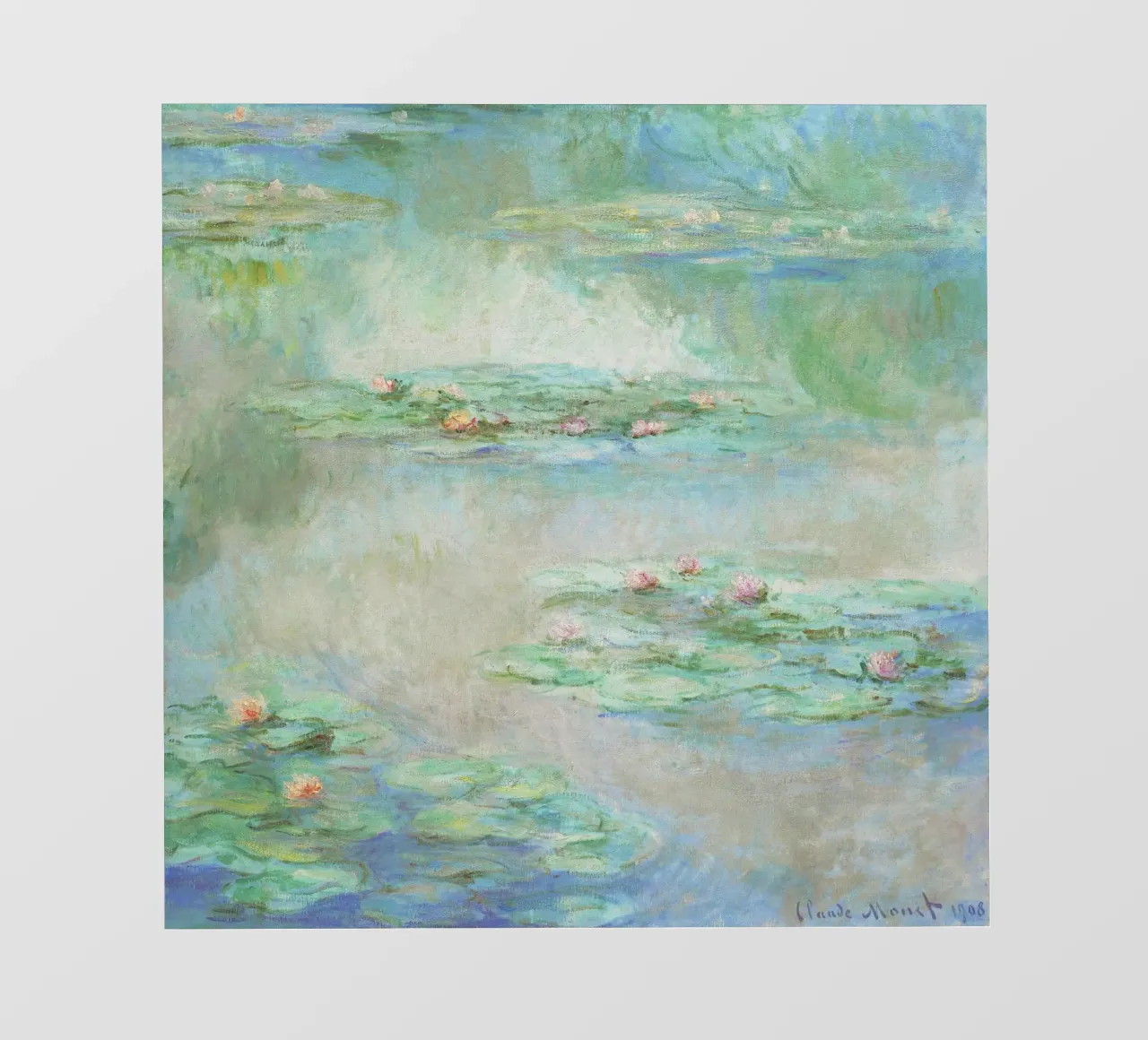 Le ninfee di Claude Monet (Nymphéas) pellicola backlit da Monet Art Prints