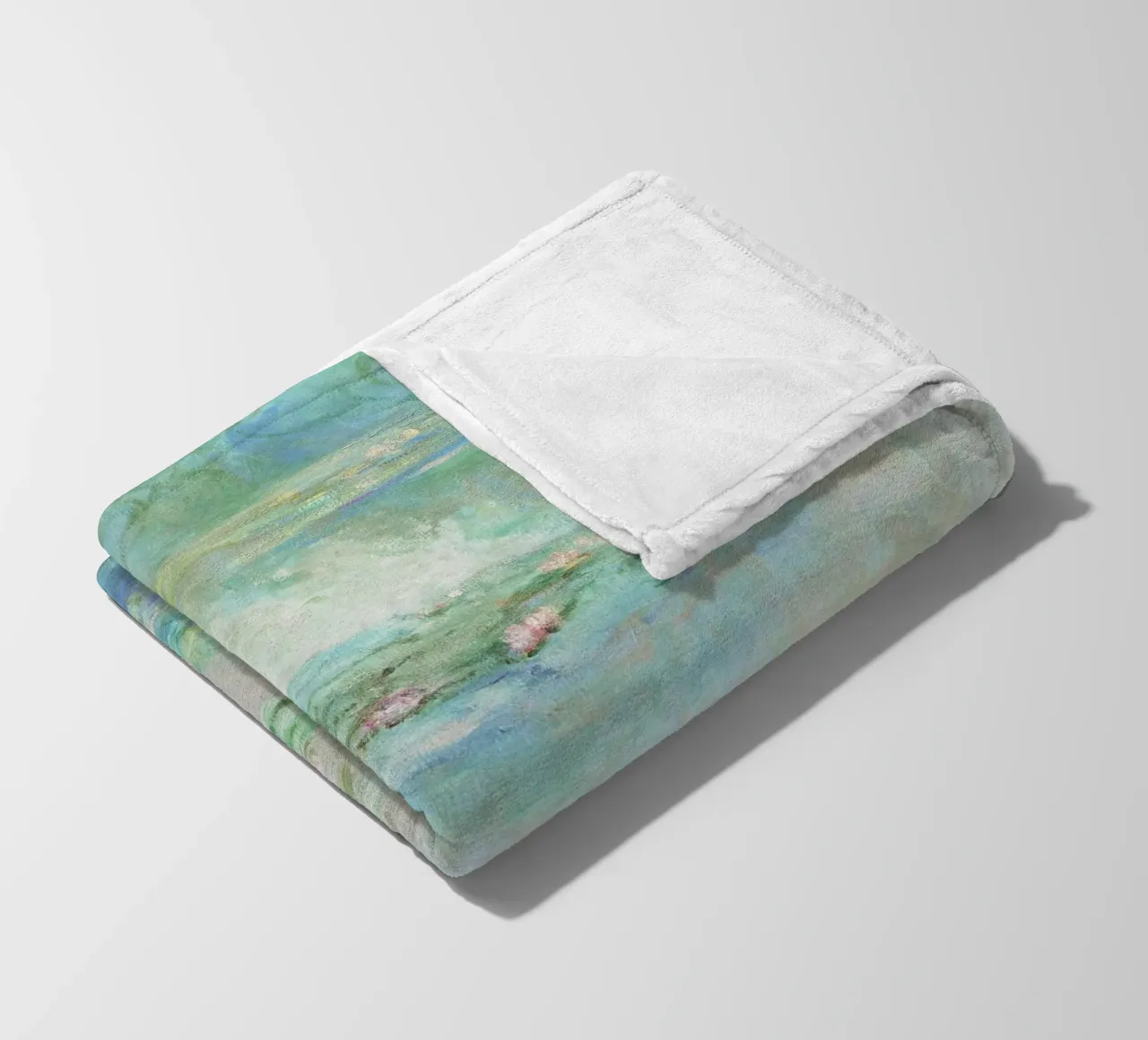 Le ninfee di Claude Monet (Nymphéas) coperta in pile da Monet Art Prints
