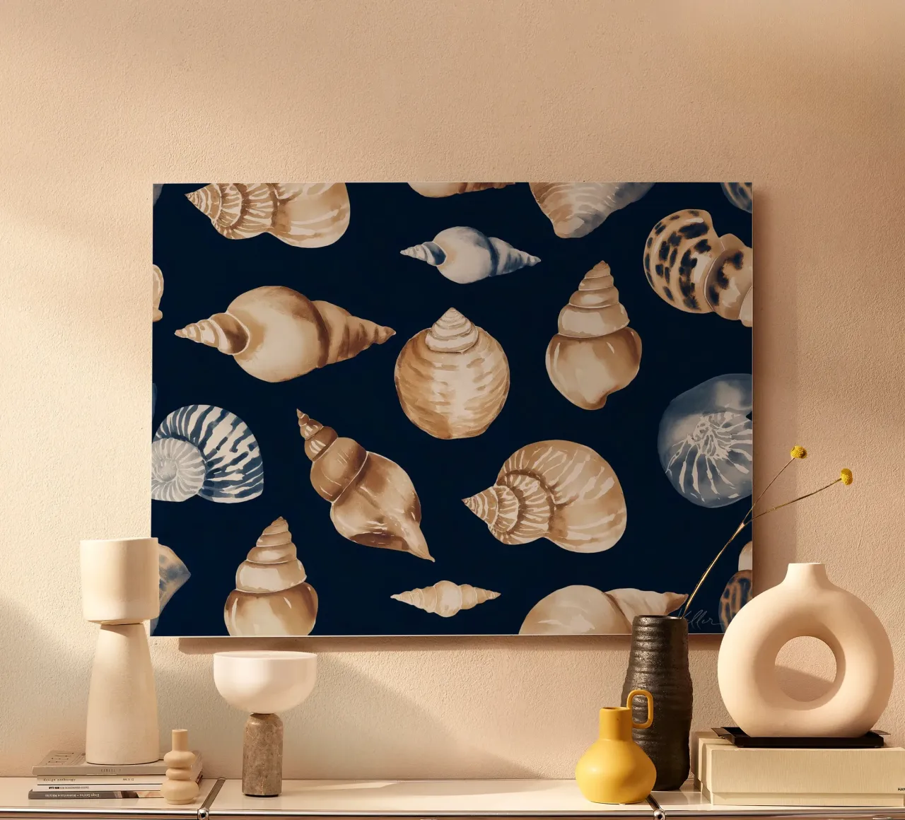 Conchiglie Notturno alluminio dibond da Matthias Keller Studio