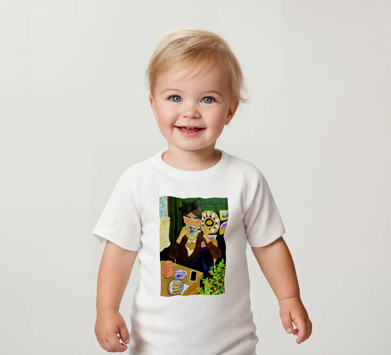 Casual Friday baby t-shirt by Paloma Kua