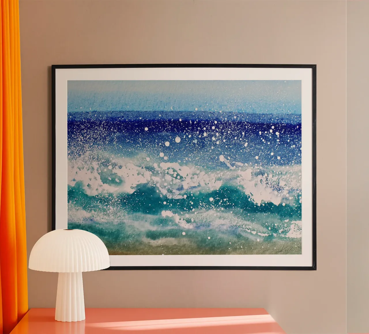 Crescita dei lupi di mare carta hahnemühle da Matthias Keller Studio