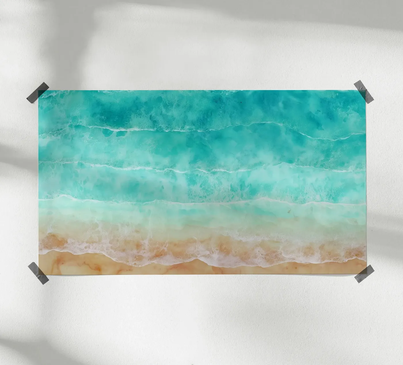 Kustlijn Rust poster van Matthias Keller Studio