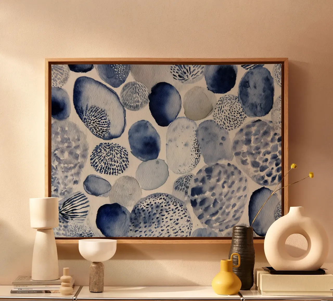 Getijdevormen canvas van Matthias Keller Studio