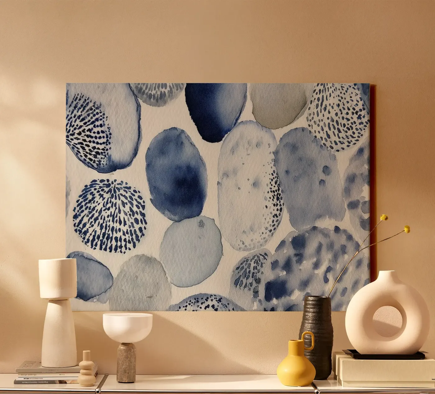 Gezeiten-Formen Leinwand von Matthias Keller Studio