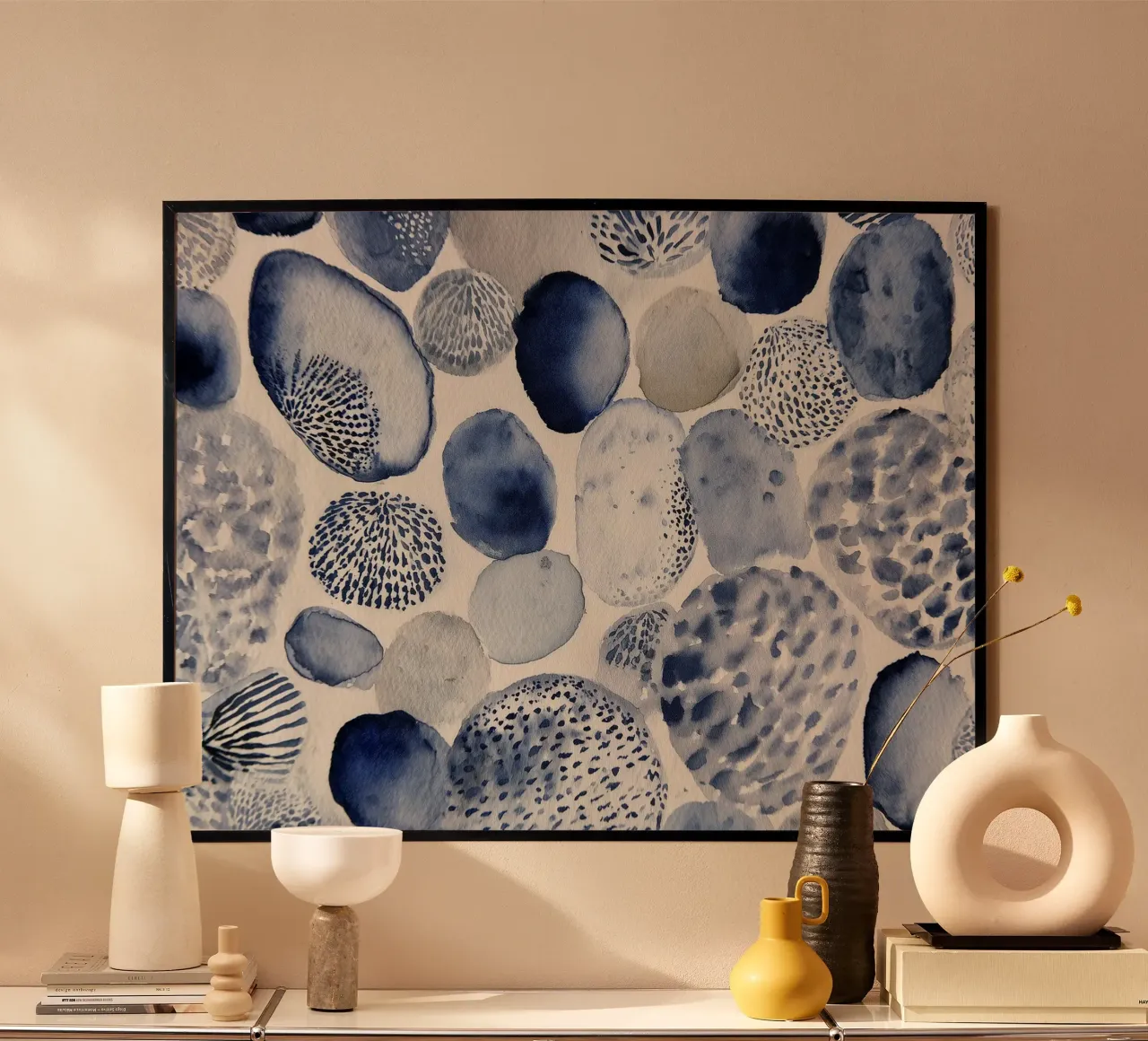 Formes de marée poster de Matthias Keller Studio