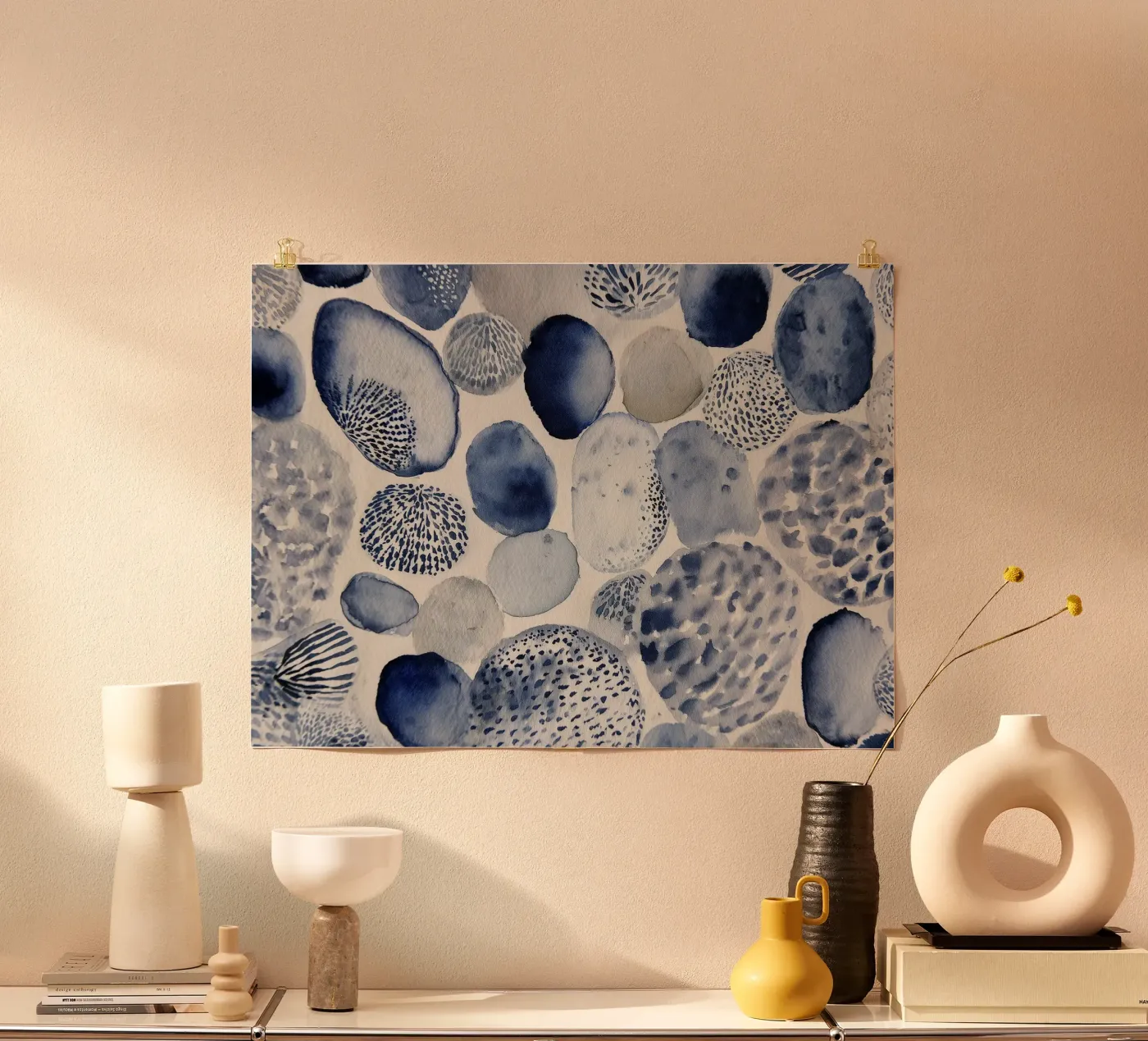 Getijdevormen poster van Matthias Keller Studio