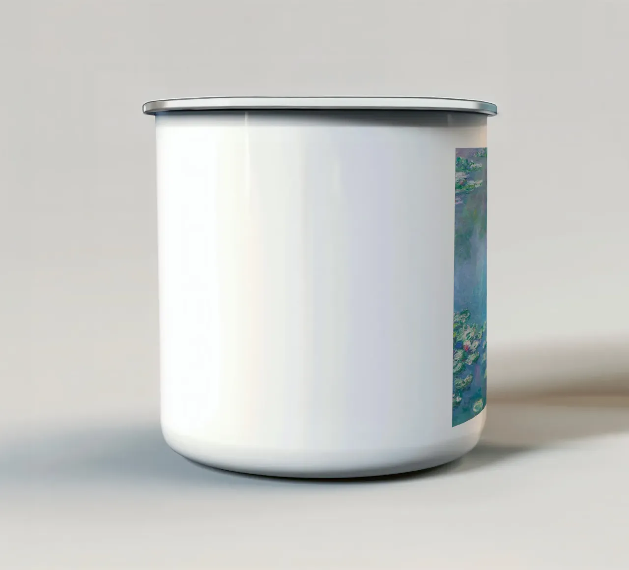 Ninfee (1840-1926) di Claude Monet tazza in smalto da Classic Art Prints