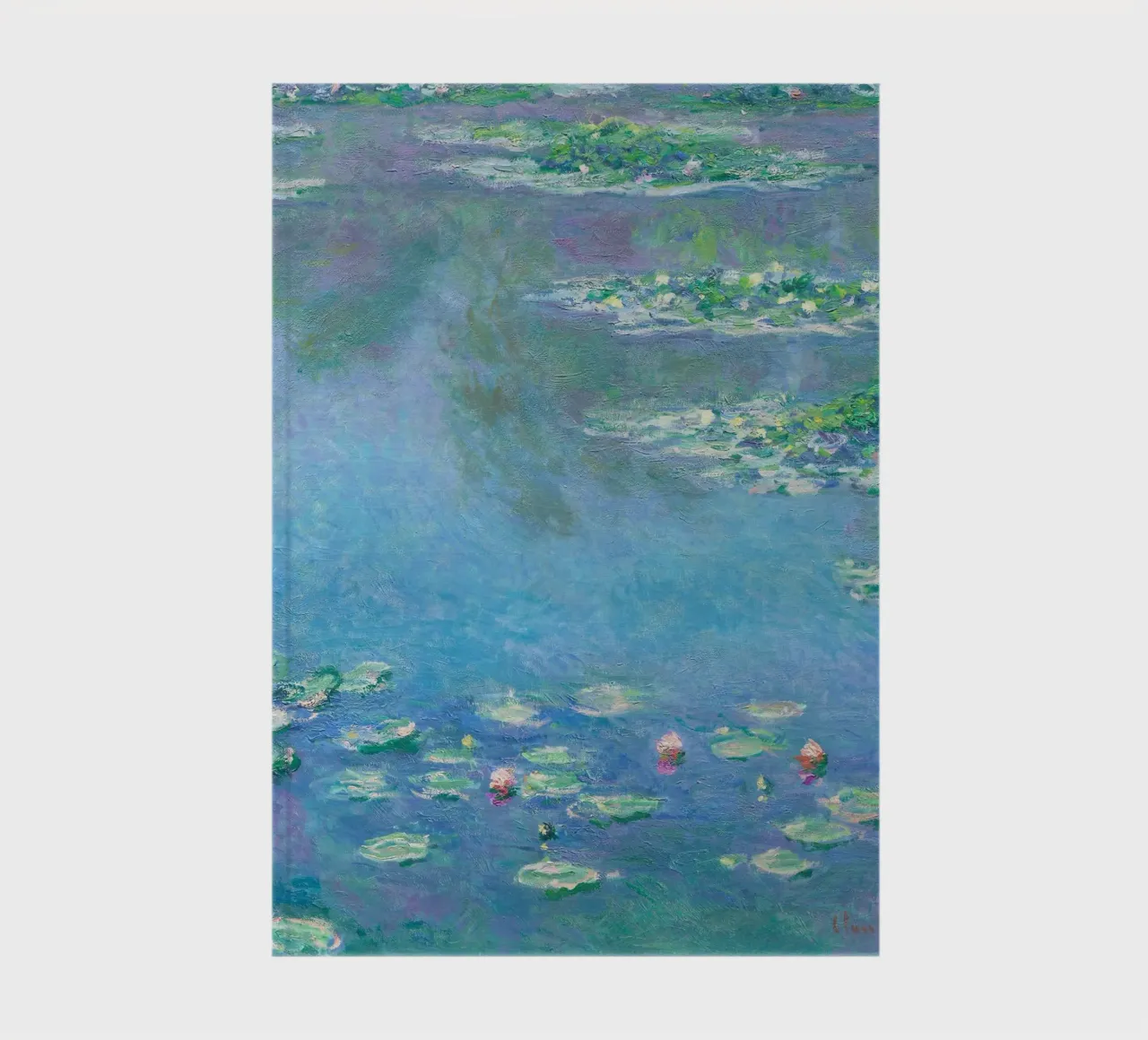 Ninfee (1840-1926) di Claude Monet diario da Classic Art Prints
