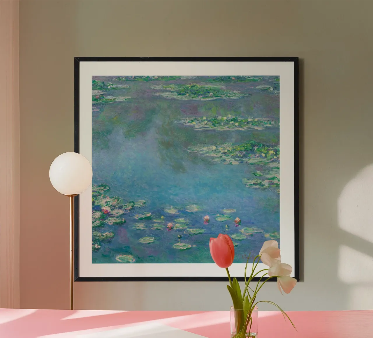 Ninfee (1840-1926) di Claude Monet carta hahnemühle da Classic Art Prints
