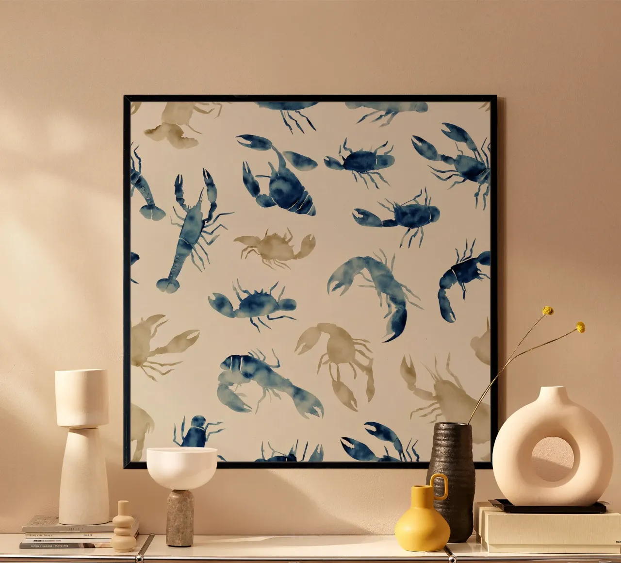 Tidepool Parade poster avec cadre en aluminium de Matthias Keller Studio