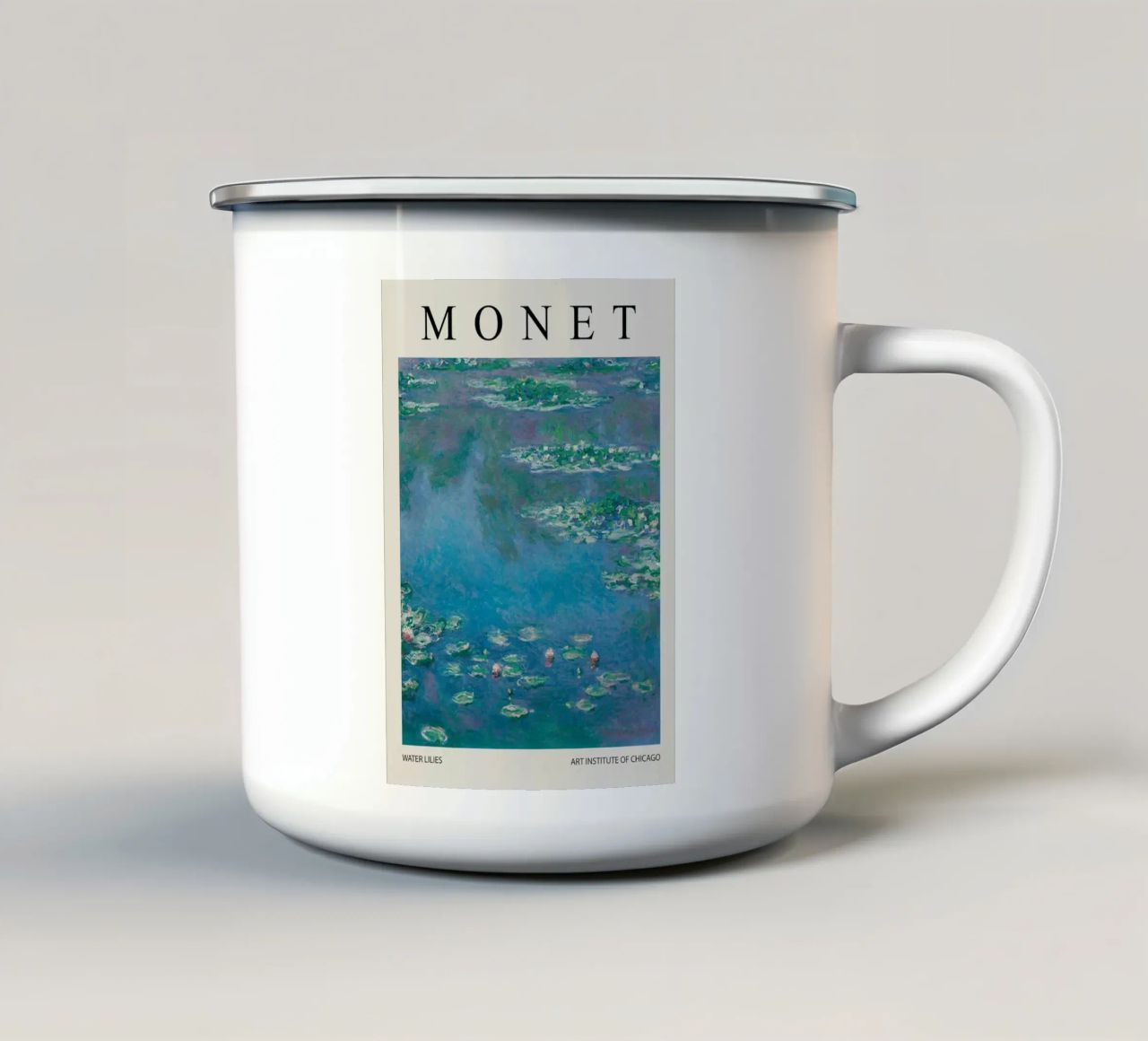 Ninfee tazza in smalto da Turner Kyle