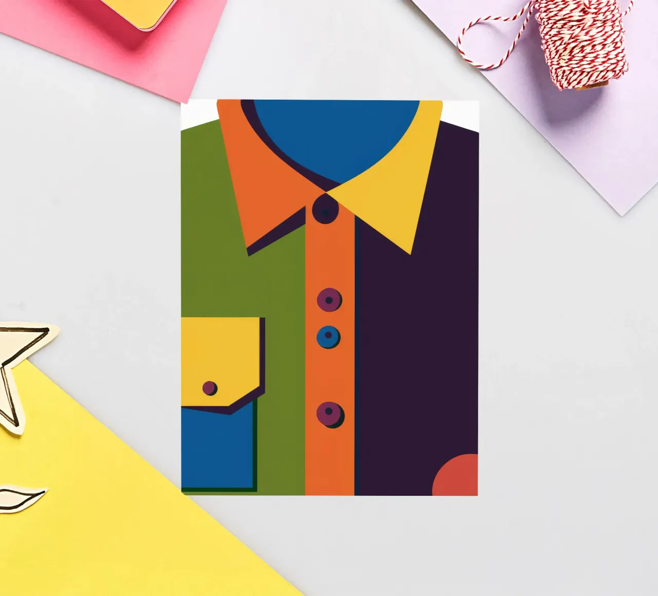 Collar Detail Pop sticker by Peak Delusion
