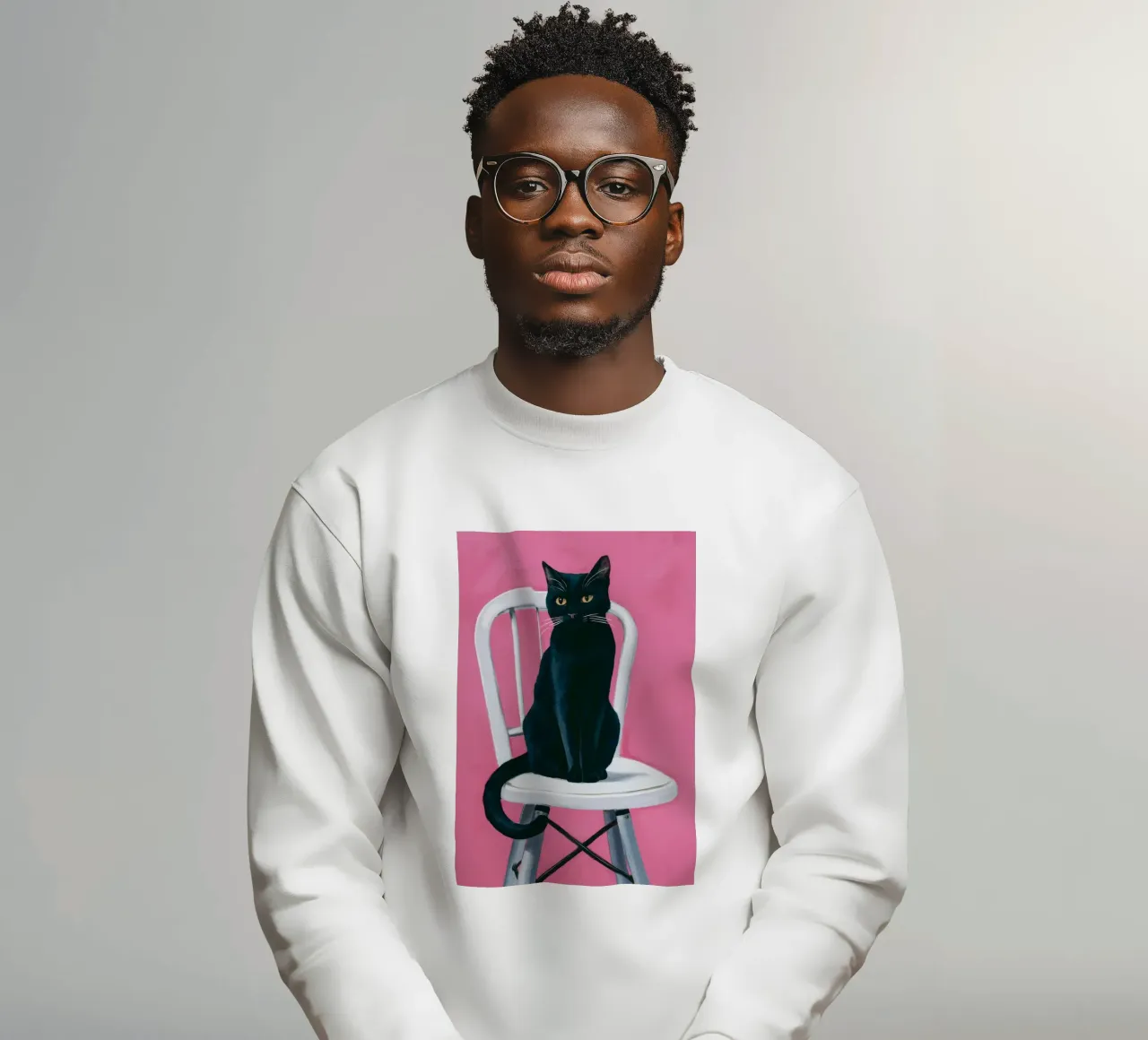 Feline Pink Stillness felpa da Peak Delusion